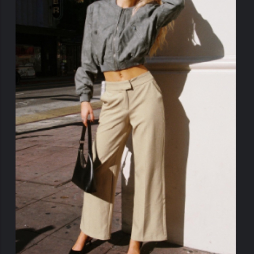 Princess Polly Ziena Pants - taupe